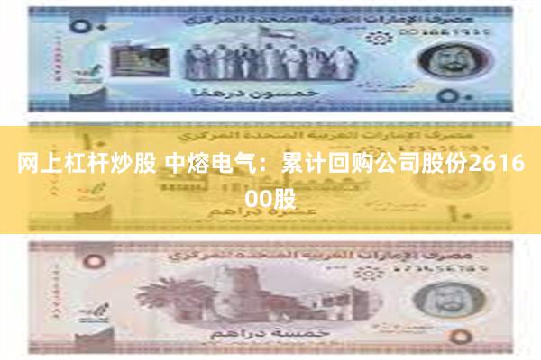 网上杠杆炒股 中熔电气：累计回购公司股份261600股